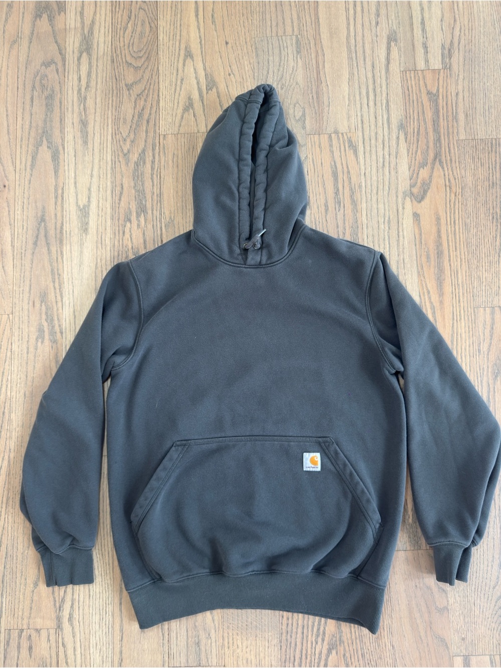 Carhartt Men's Green Hooded Pullover Sweatshirt - Medium